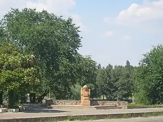 Скульптура скифской бабы.