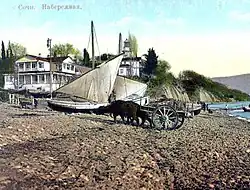 Набережная и маяк в Сочи 1910-е