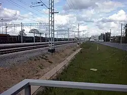 Вид на платформу с запада