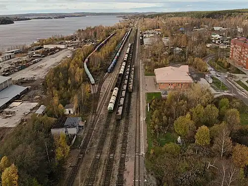 Станция Питкяранта.