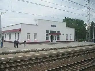 Станция Урожайная, здание вокзала