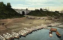 Мост в конце XIX века. Вид с Волги