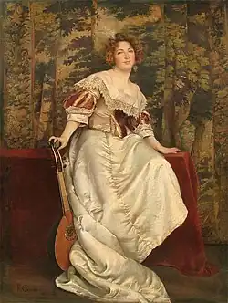 Девушка с лютней. 1894