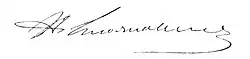 Изображение автографа