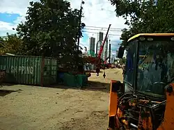 Строительная площадка станции — 7 августа 2020 года