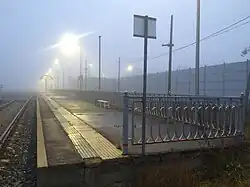 Вид в сторону ст. Куолемаярви.