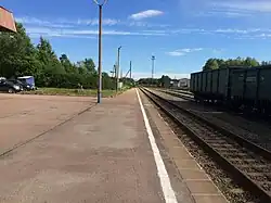 Вид в сторону ст. Салми.