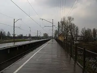 Вид на север с первой платформы