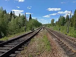 Чётная горловина станции. Мост.