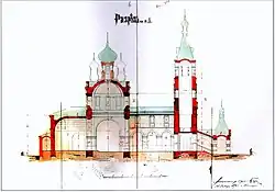 Церковь Петра и Павла в разрезе