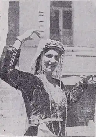 Танец «Узундара» в исполнении армянки из Ахалцихе