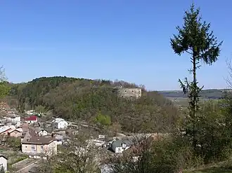 Вид на Замковую гору