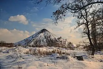 Террикон закрытой шахты «Валюга»