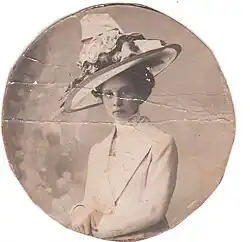 Супруга Троицкая (Кривчикова) Раиса Николаевна (1894-1942). Симбирск 1916.