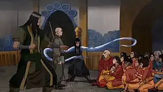 Красный лотос схватилвоздушных кочевников