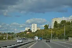 Проспект Универсиады: вид от Танкового кольца в сторону центра города