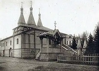 Церковь Похвалы Пресвятой Богородицы со звонницей