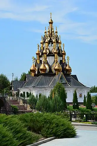 Церковь Спаса Преображения на территории монастыря