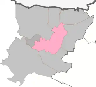 Черноморский сельский округ на карте