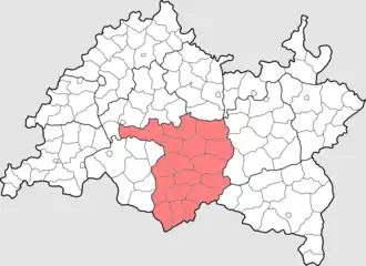 Чистопольский кантон на карте