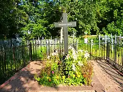 Село Срезнево. Место погребения академика И.И.Срезневского (1812 – 1880).