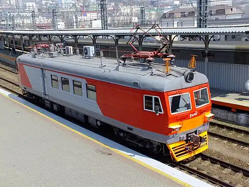 Электромотриса ЭР9ПМ-348 во Владивостоке (Россия)