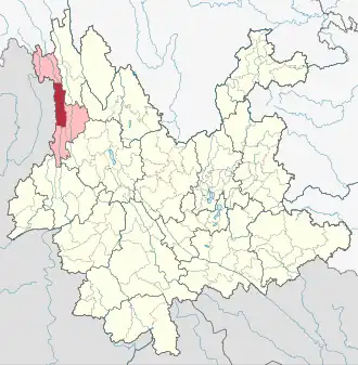 Фугун на карте