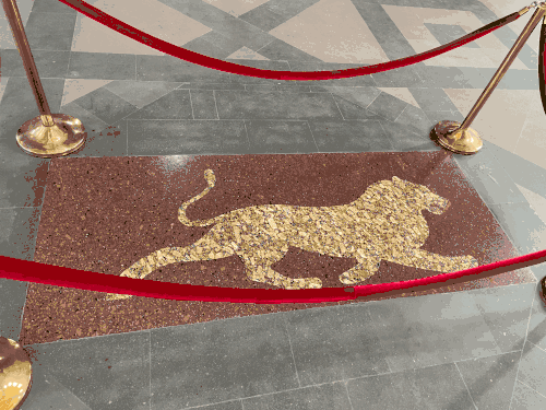 Герб рода Багратидов в церкви Святого Спасителя (Гюмри), Гюмри