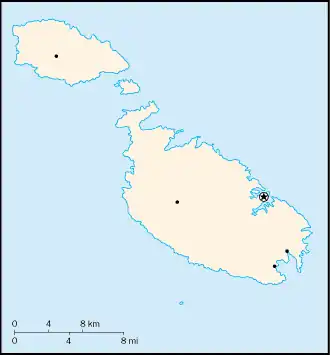 Карта Мальты