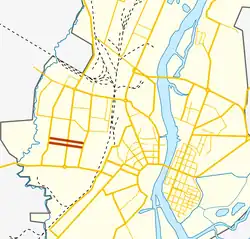 На карте города