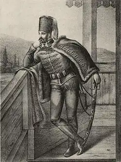 Офицер Сербского Гусарского полка,с 1741 до 1761 г.