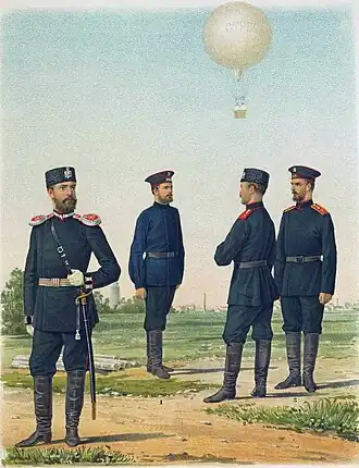 Воздухоплавательный парк, 1890 год