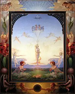 Утро (первый вариант). 1808. Холст, масло. Кунстхалле, Гамбург