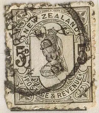 1891: марка в 5 пенсов (Sc #69)