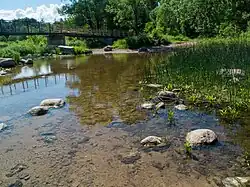 Брод и мостик через Ильд между Марьино и Андреевским
