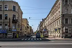 Вид на улицу с Московского проспекта