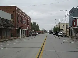 Одна из центральных улиц Хенриетты