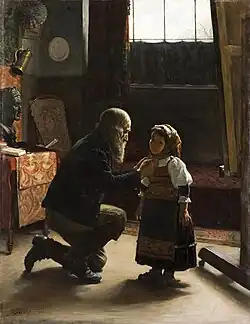 После позирования, 1880