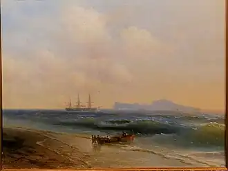 И. К. Айвазовский. Море у острова Капри. 1876
