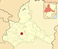 Расположение муниципалитета на карте провинции