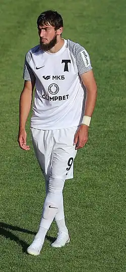 Калмыков в составе московского «Торпедо» в 2021 г.