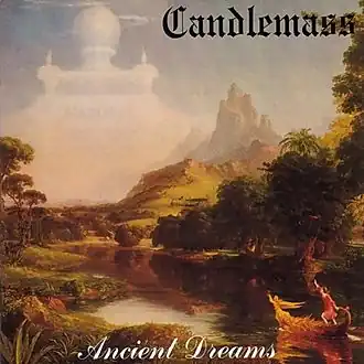 Обложка альбома Candlemass «Ancient Dreams» (1988)
