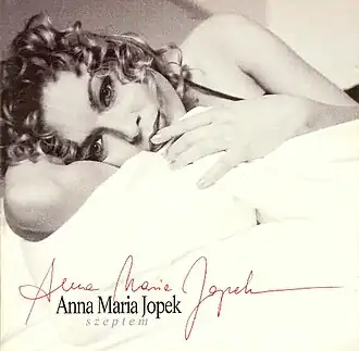 Обложка альбома Анны Марии Йопек «Szeptem» (1998)