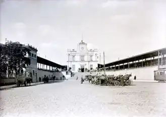 Железнодорожная станция Лодзь-Калиская, 1930 год.