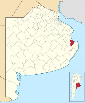 Муниципалитет Тордильо на карте