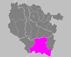 Эпиналь на карте