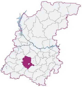 Арзамасский район на карте