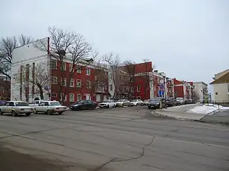 вид на улицу Чернышевского с Астраханского кремля