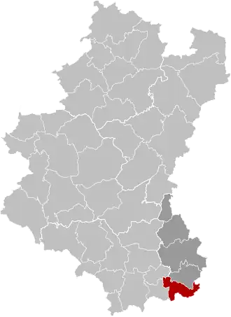 Обанж на карте