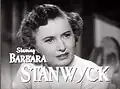 Барбара Стэнвик создала вереницу образов беспринципных хищниц в фильмах 1940-х гг.